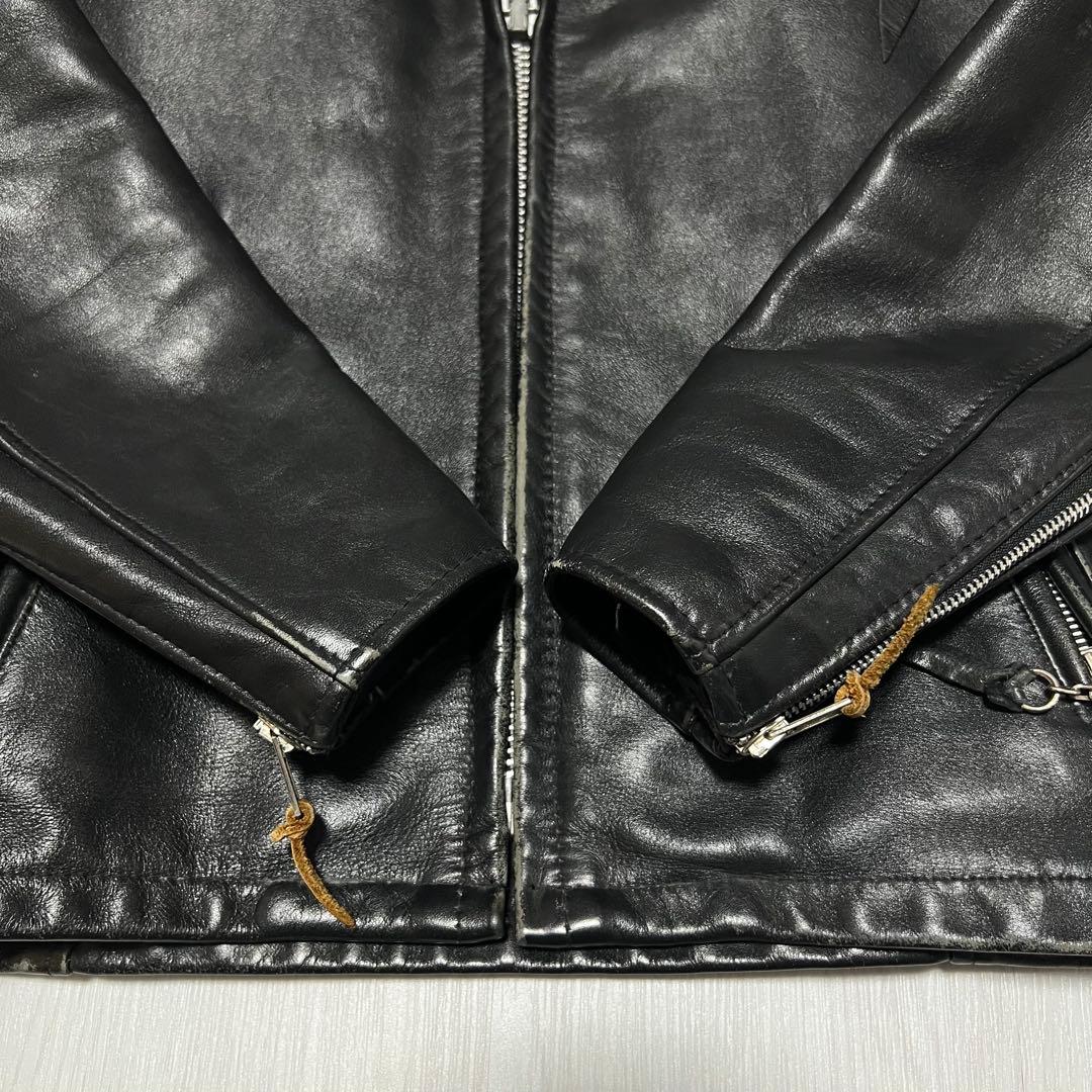 【希少✨XXSサイズ】schott 643 レザージャケット　シングルライダース