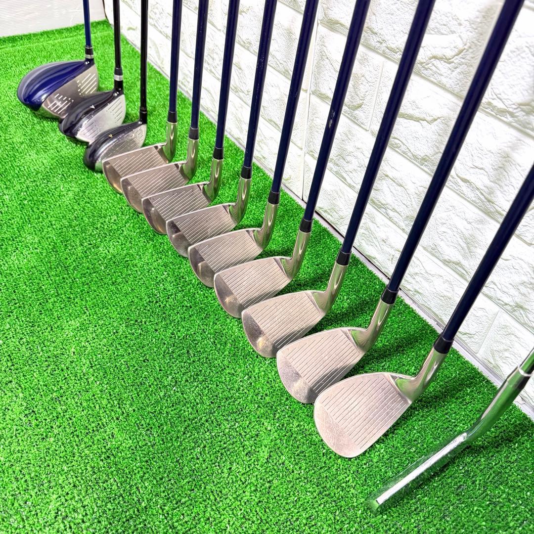 ゴルフセット　初心者応援　Mizuno ラウンド仕様　メンズ　打感良好　すぐ使用