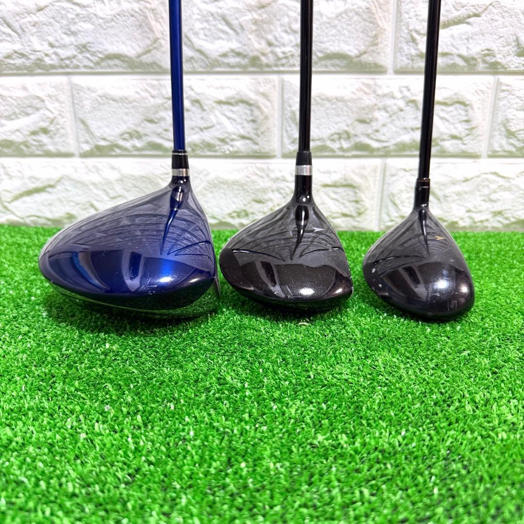 ゴルフセット　初心者応援　Mizuno ラウンド仕様　メンズ　打感良好　すぐ使用