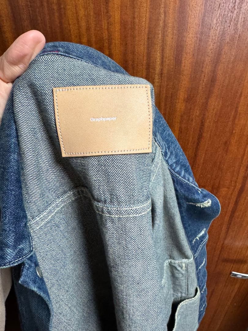 ジャケット・アウター graphpaper SELVAGE DENIM TRUCKER JACKET