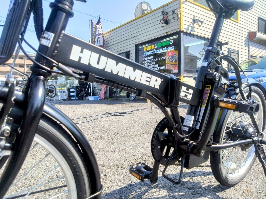 ☆サーターアンダギー様☆HUMMER 電動アシスト折り畳み☆１年保証☆k498
