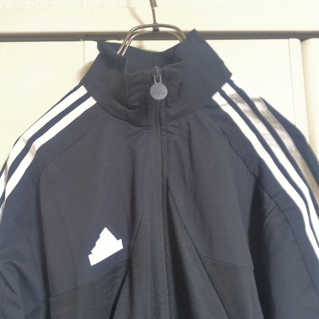 アディダス ジャージジャケット ブラック ネイビー