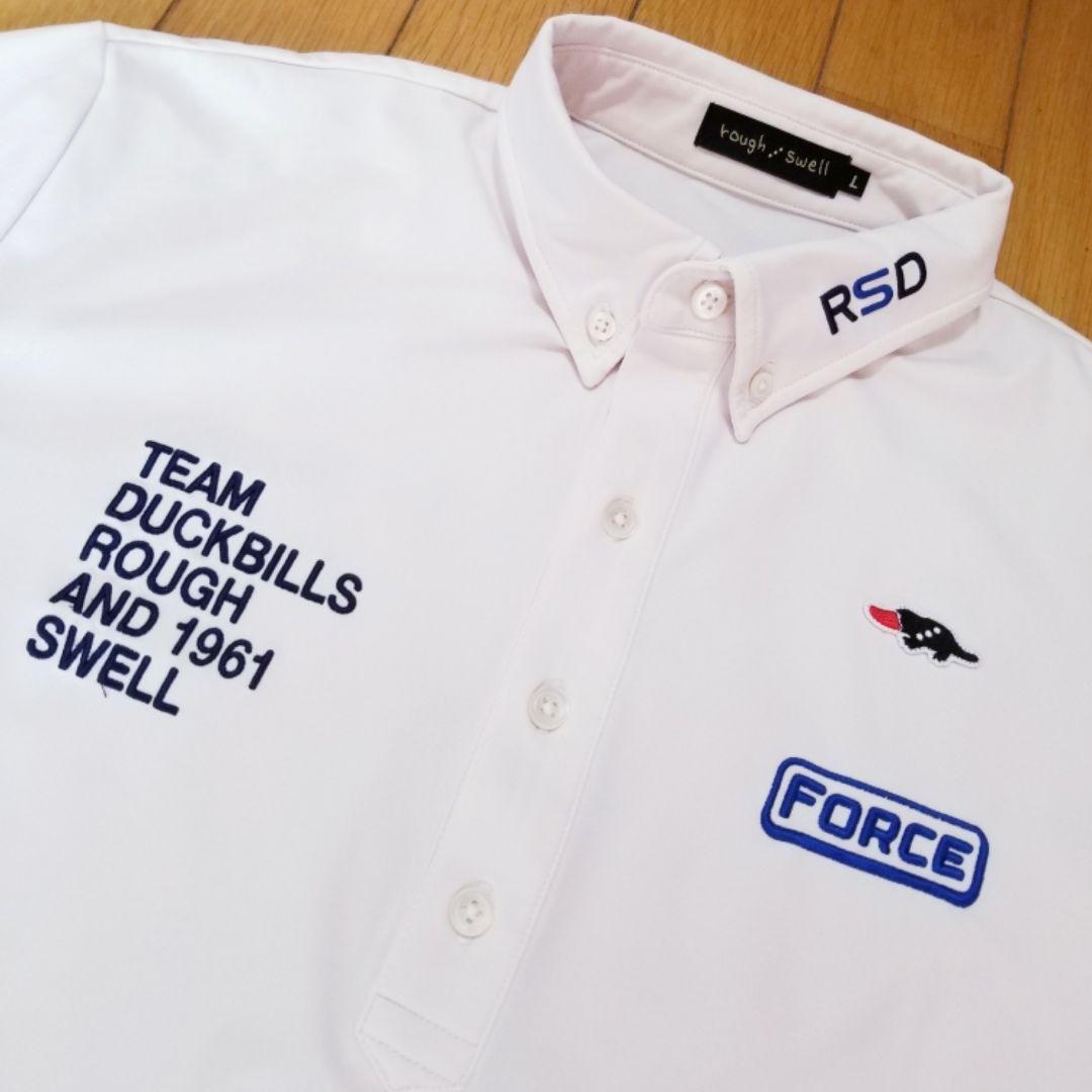 rough&swellラフアンドスウェル半袖ポロシャツ　Lサイズ