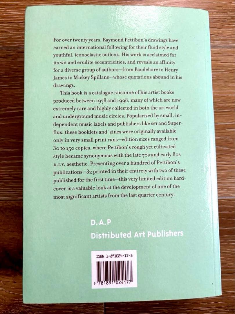 洋書 Raymond Pettibon The Books 1978-1998