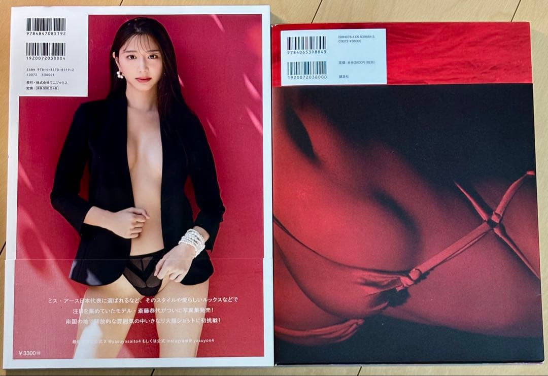 【帯付き・初版】 斎藤恭代 写真集セット 『EarthFUL』&『月刊斎藤恭代』