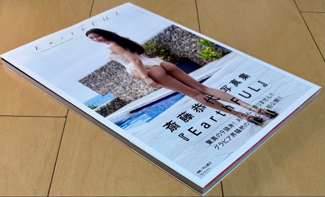 【帯付き・初版】 斎藤恭代 写真集セット 『EarthFUL』&『月刊斎藤恭代』