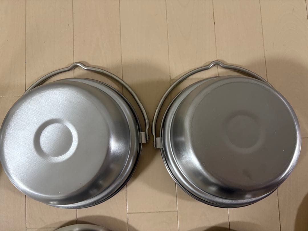 未使用 ユニフレーム UNIFLAME 焚き火鍋18cm 無印良品 セット