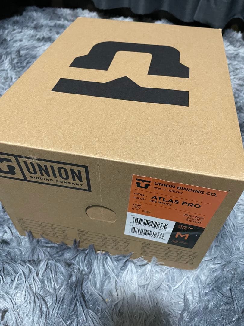 UNION ATLAS PRO ビンディング ホワイト 保証書付 箱付