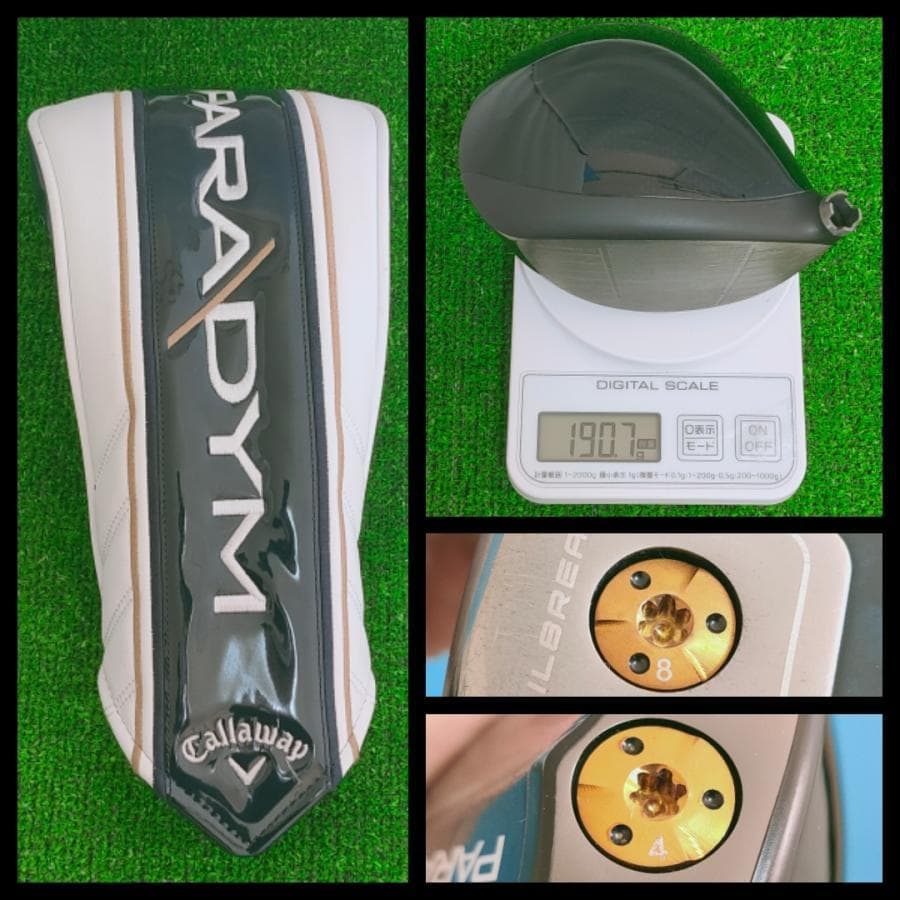 訳有。PARADYM DDD 9.0度ヘッド！パラダイムトリプルダイヤ カバー付