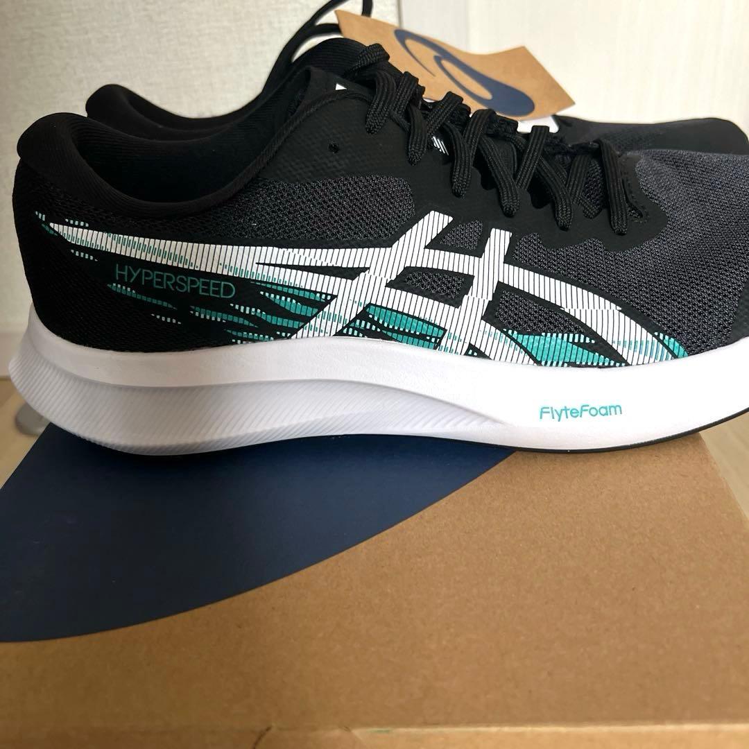 【新品未使用】ASICS HYPER SPEED4 ブラック/ホワイト 28.0