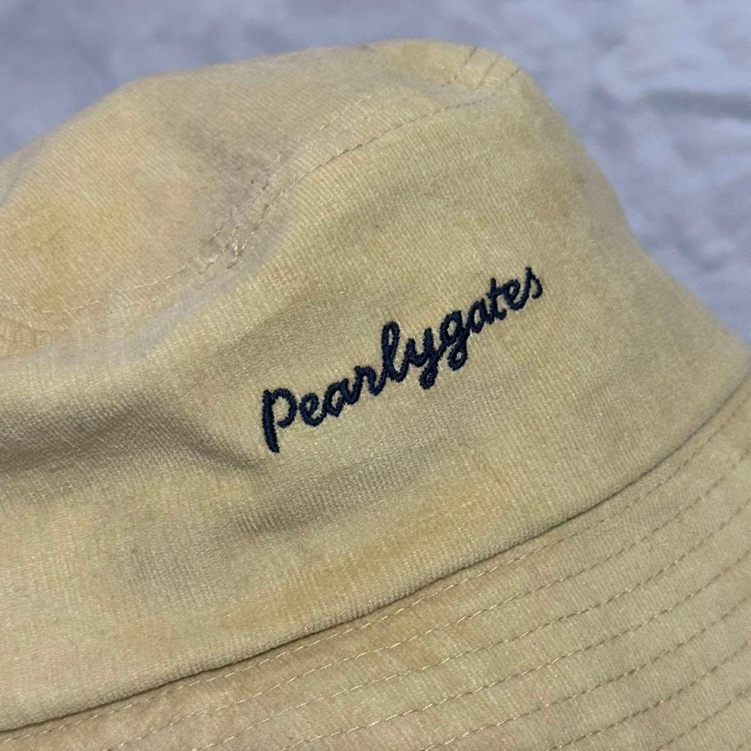 【美品】PEARLY GATES トラッドラビット ハット ベージュ