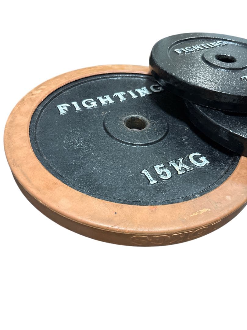 ヒロ①ファイティングロード プレート 15kgラバー付＋7.5kg