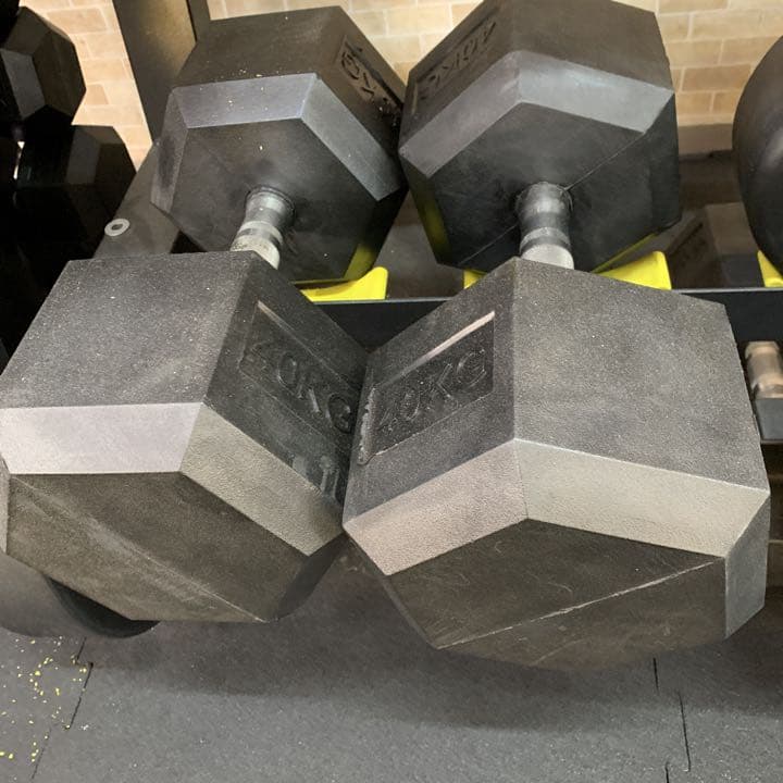 ラバーヘックス  ダンベル　5kg 7.5kg 10kg