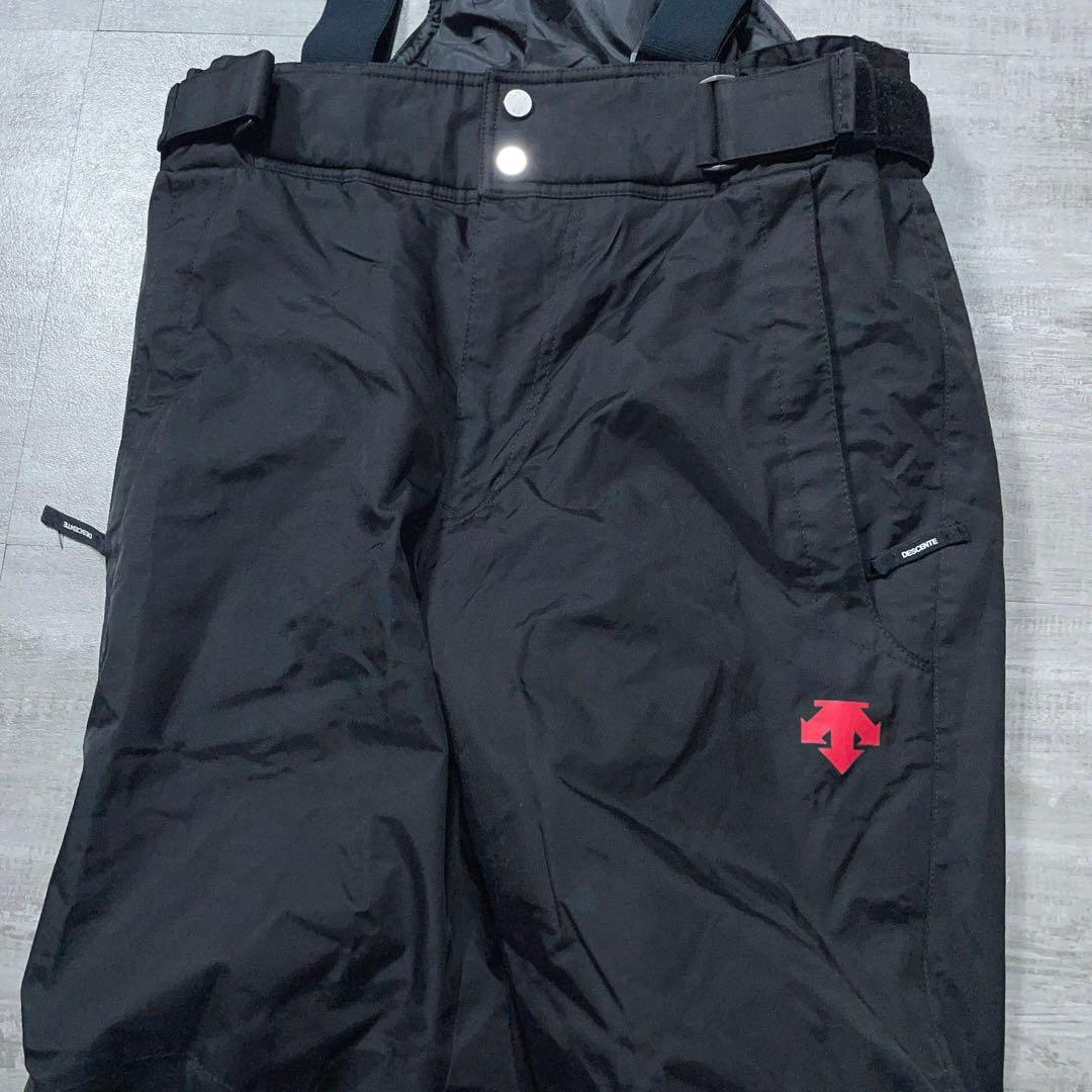 近年モデル DESCENTE デサント スキーウェア メンズL スノーボード赤黒