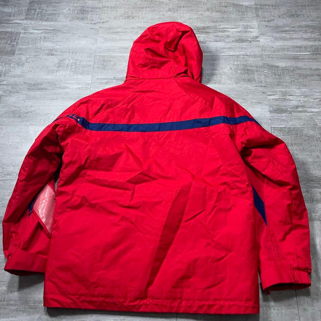 近年モデル DESCENTE デサント スキーウェア メンズL スノーボード赤黒