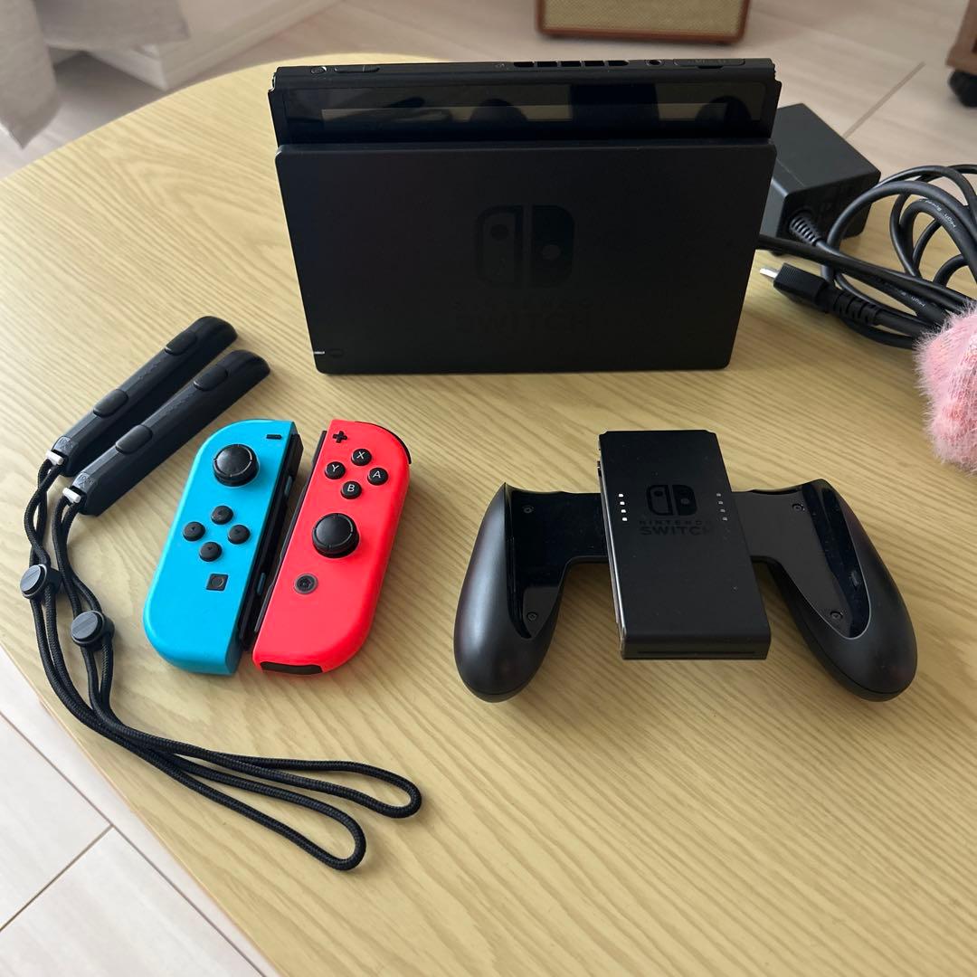 Nintendo Switch セット(joycon赤のみジャンク品)