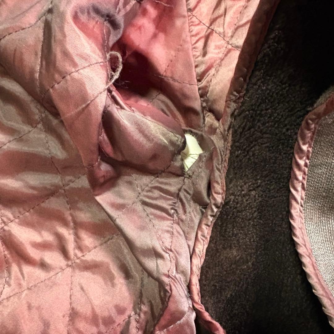 90's✨レザージャケット　A-2 羊革　ラムレザー　茶色　ショート丈　短丈　L