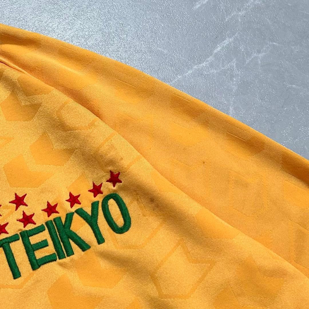 希少 アシックス 帝京高校 長袖 ユニフォーム ユニホーム 高校サッカー 公式戦