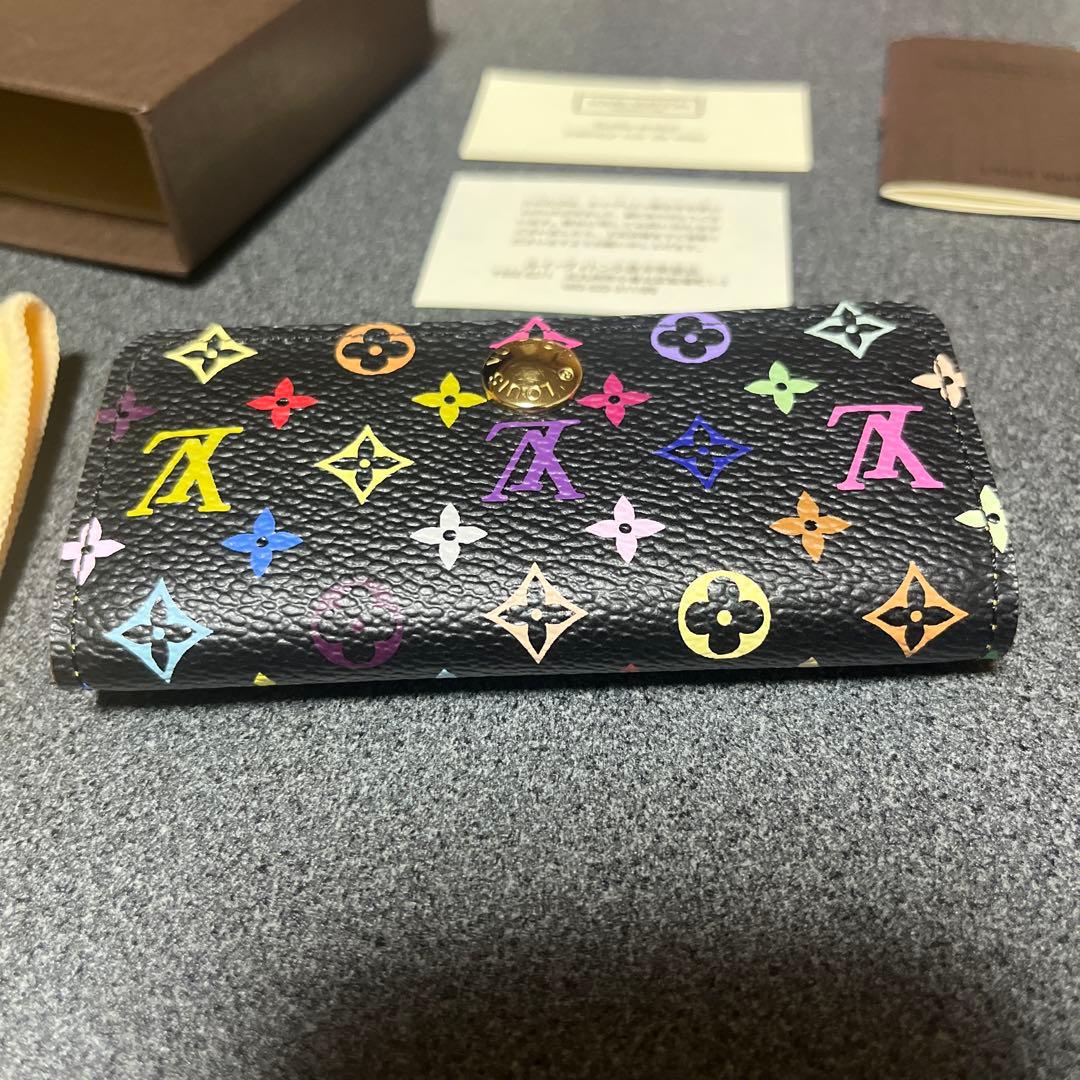 【新品未使用】ルイヴィトン モノグラム マルチカラー 4連 キーケース フランス