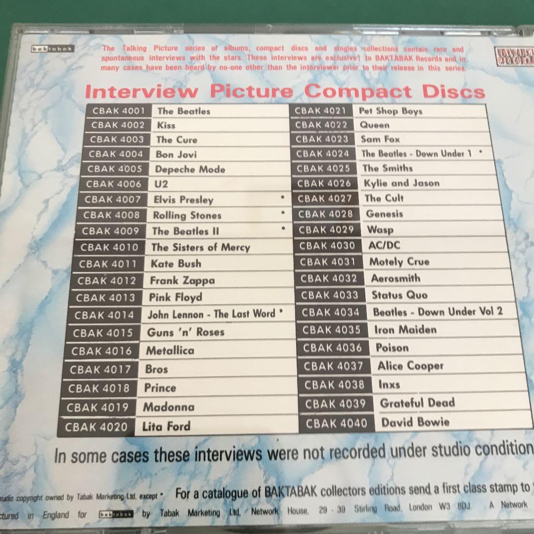 プリンス 限定盤 インタビューCD Interview Picture Disc