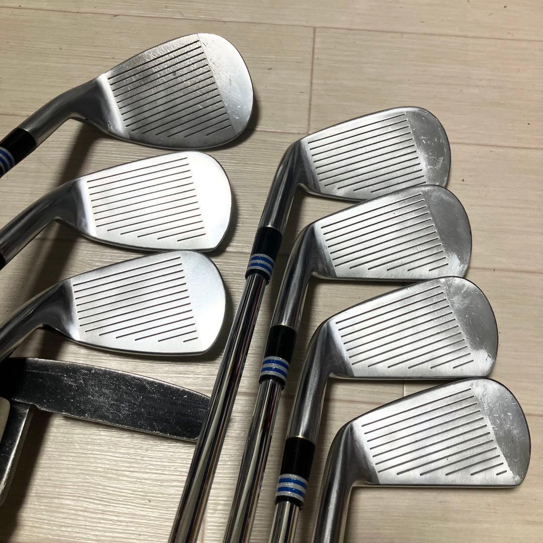 メンズゴルフフルセットClevelandクリーブランド他クラブ計11本バック付