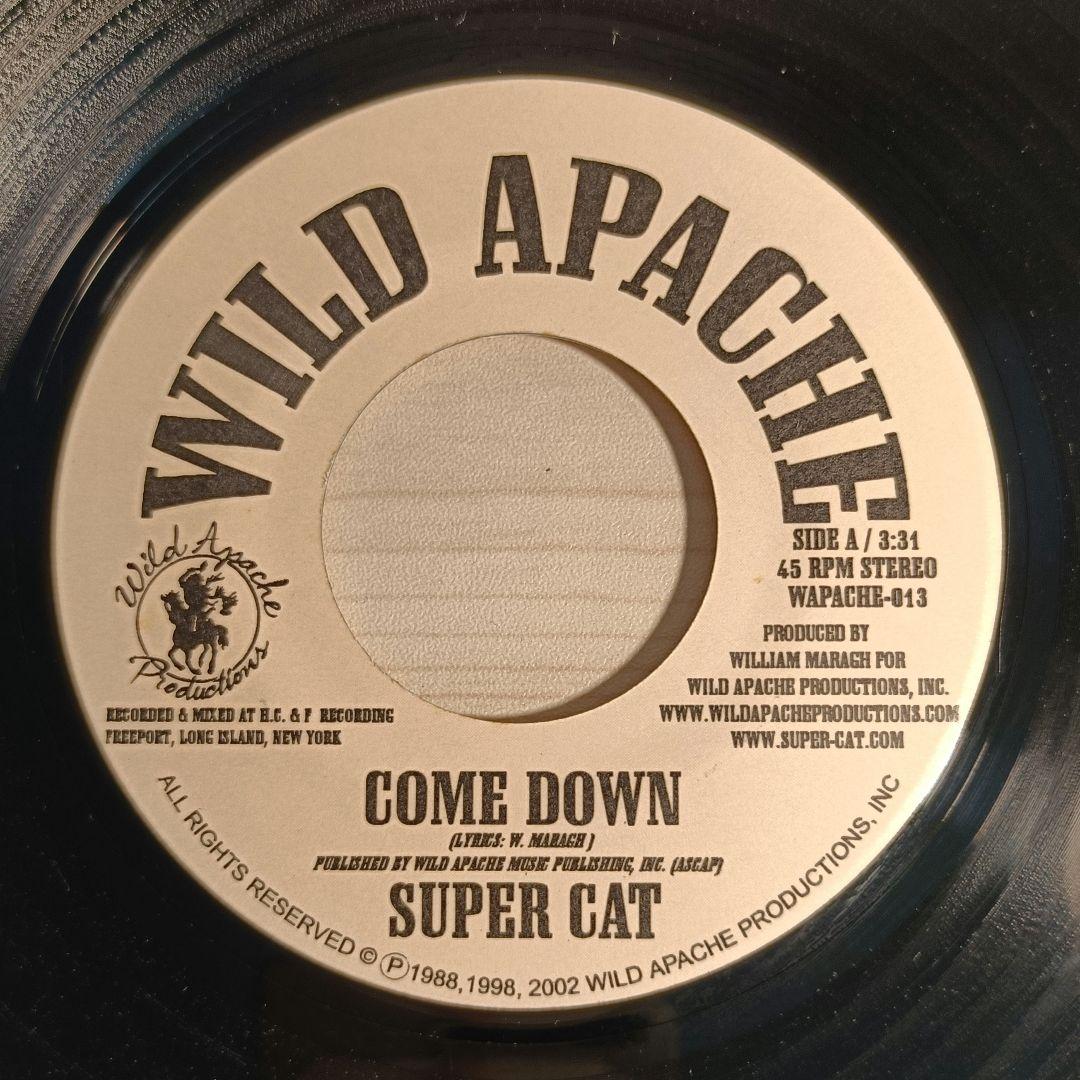 レア盤　レゲエ　７インチ　SUPER CAT COME DOWN