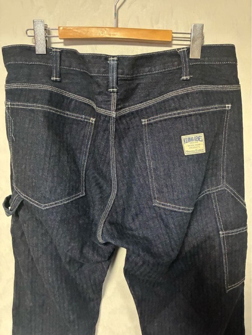 児島ジーンズ　KOJIMA GENES ダイスウィーブペインターパンツ　W38