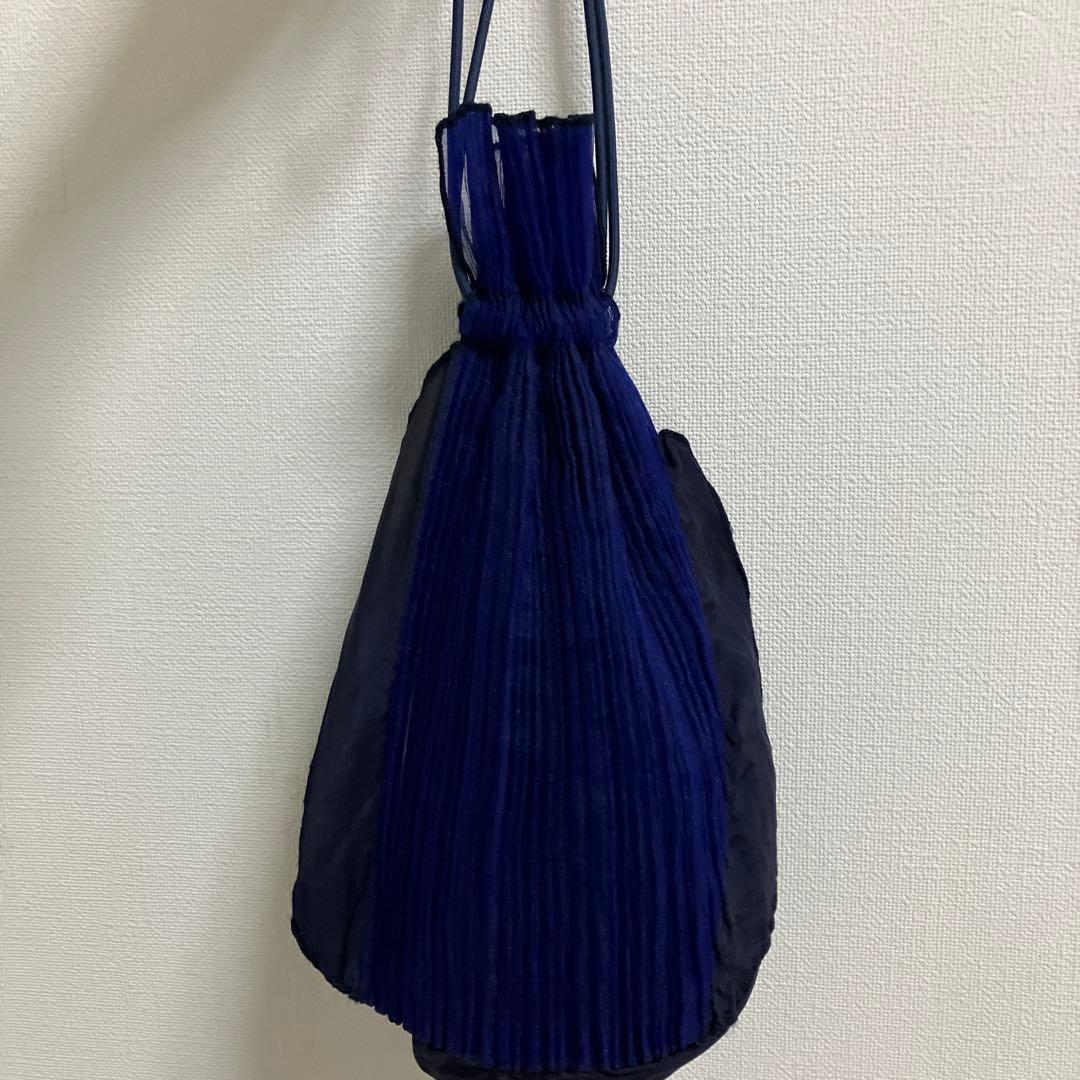 イッセイミヤケ ホワイトレーベル　巾着ポーチ