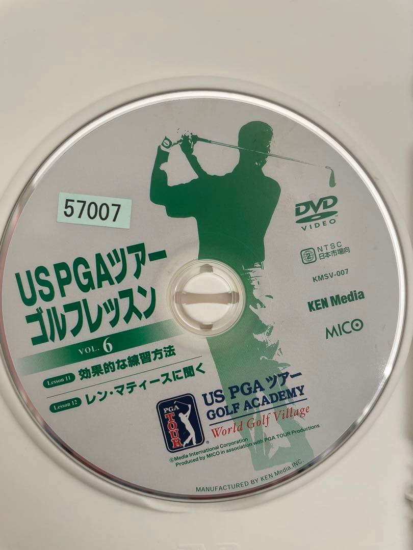 USPGAツアーゴルフレッスンDVD全７巻セット