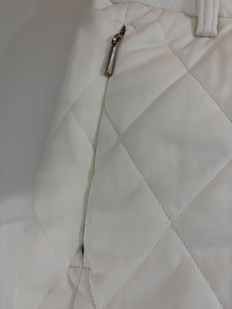 キルティング ゴルフパンツ　キャロウェイ　防風　防寒　ダウン　ホワイト　白　中綿