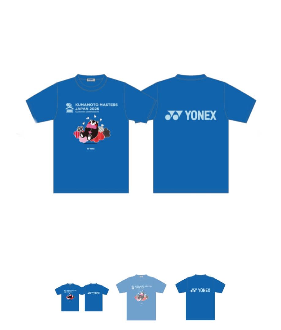 YONEXヨネックス,2025熊本マスターズ くまモンTシャツ