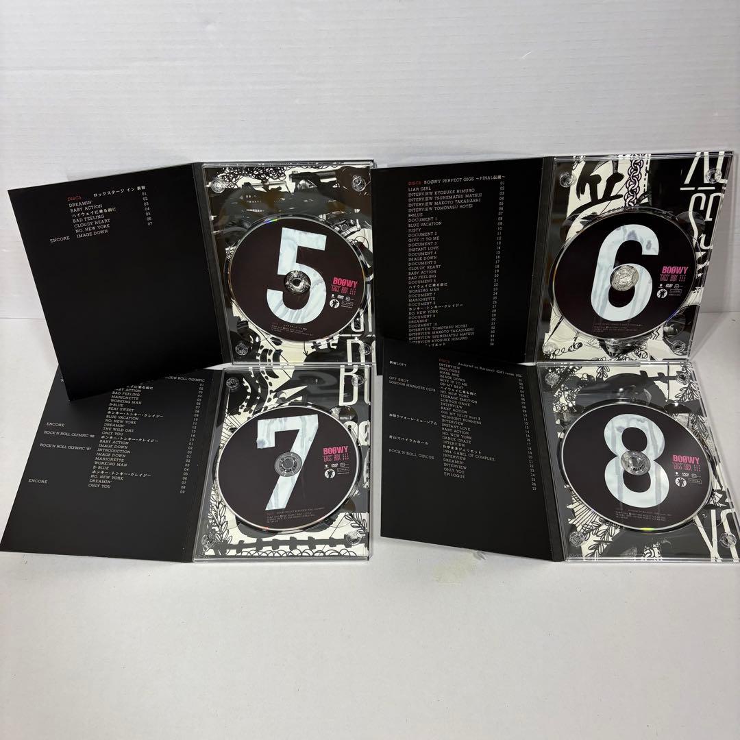 BOφWY/\"\"GIGS\"\"BOX〈完全生産限定・8枚組〉　BOOWY