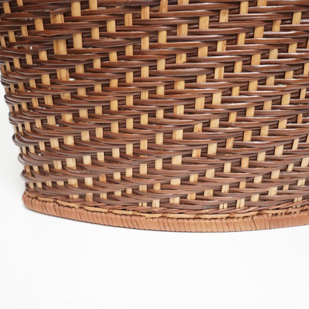 【未使用級】ラタン 収納ボックス ダスト ゴミ箱