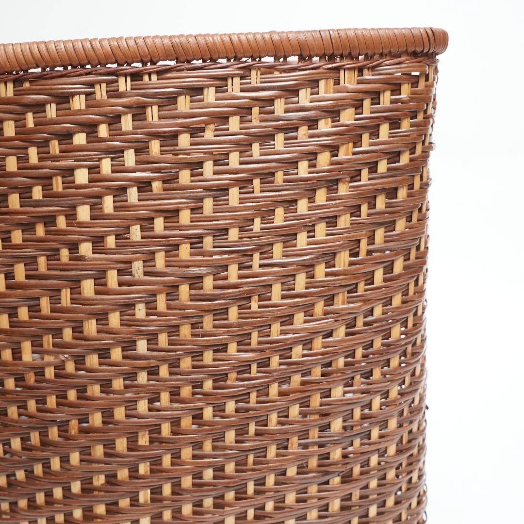 【未使用級】ラタン 収納ボックス ダスト ゴミ箱