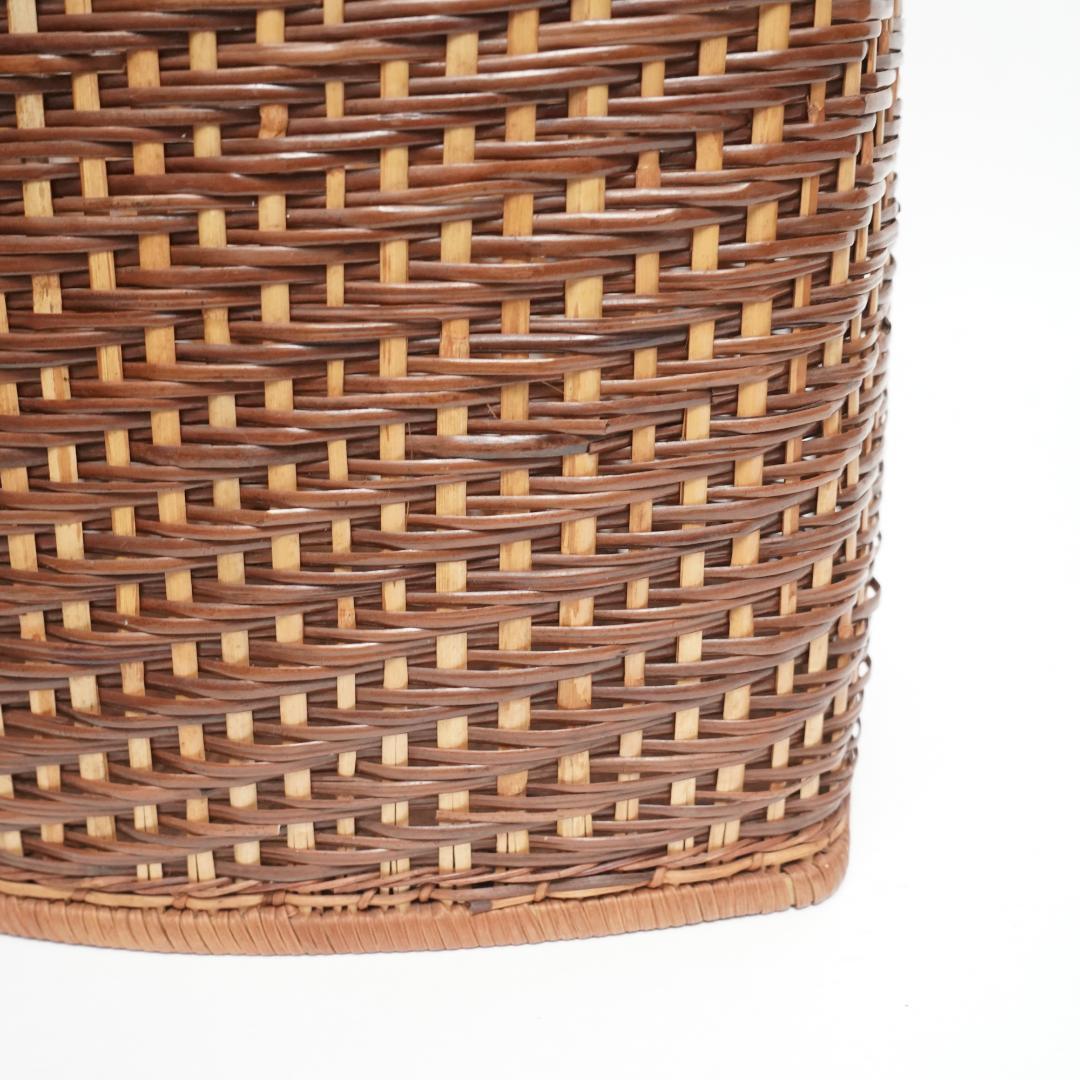 【未使用級】ラタン 収納ボックス ダスト ゴミ箱