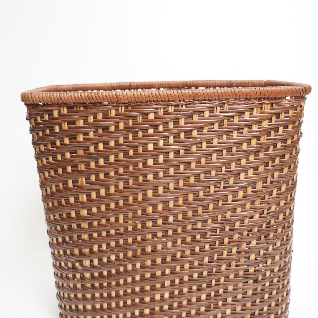 【未使用級】ラタン 収納ボックス ダスト ゴミ箱