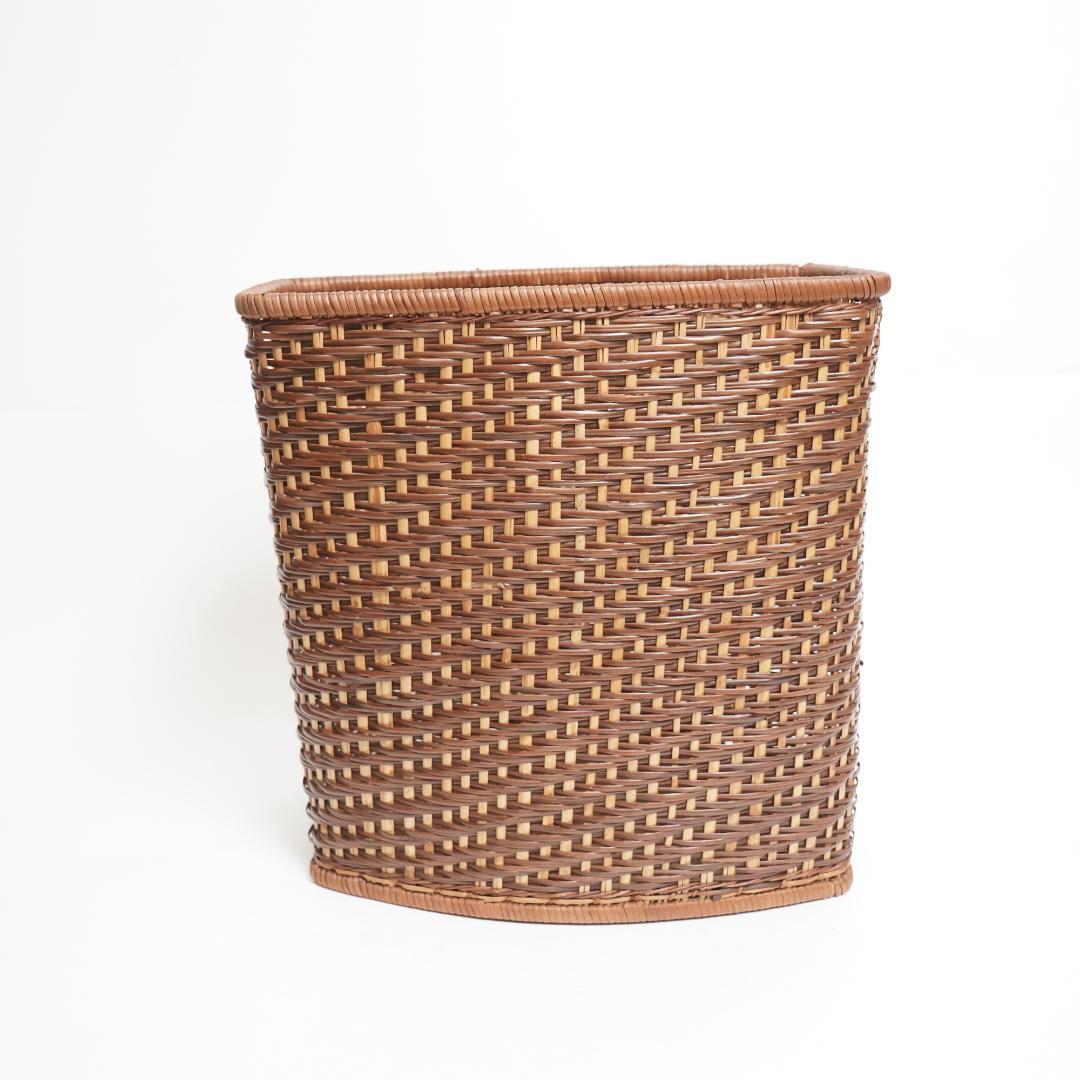 【未使用級】ラタン 収納ボックス ダスト ゴミ箱