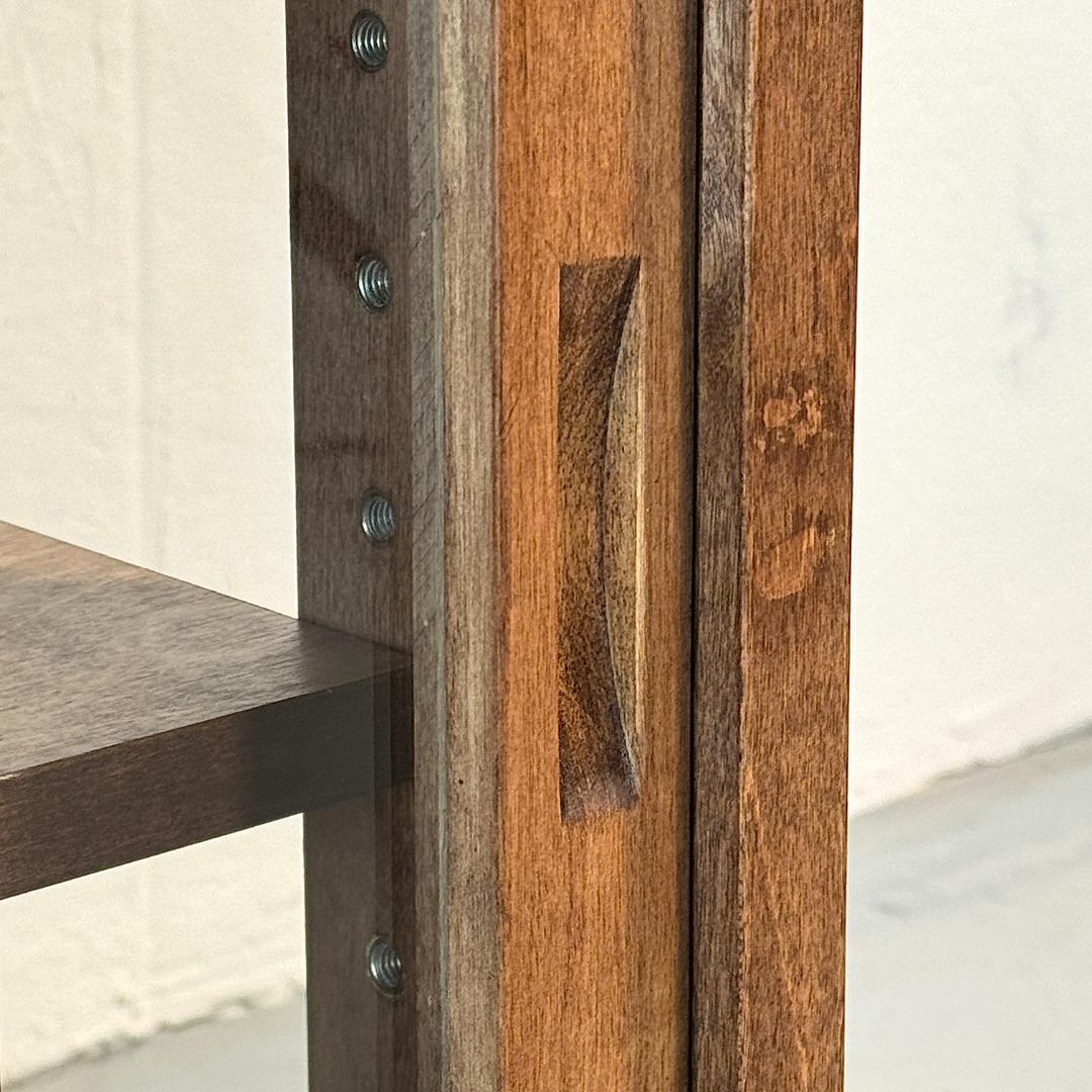 キャビネット　天然木　樺材　オイル仕上げ　ガラス　レトロ　水屋箪笥