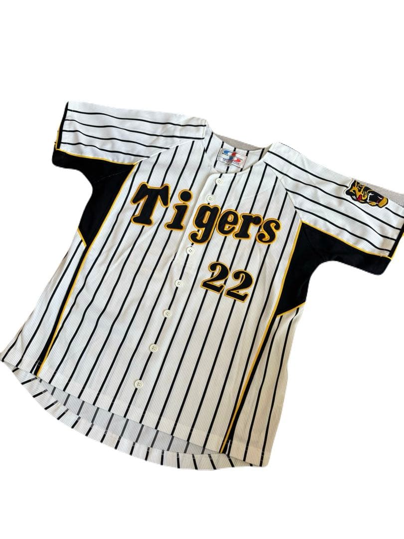 【当時物】阪神タイガース　藤川球児　ホーム　ユニフォーム 刺繍