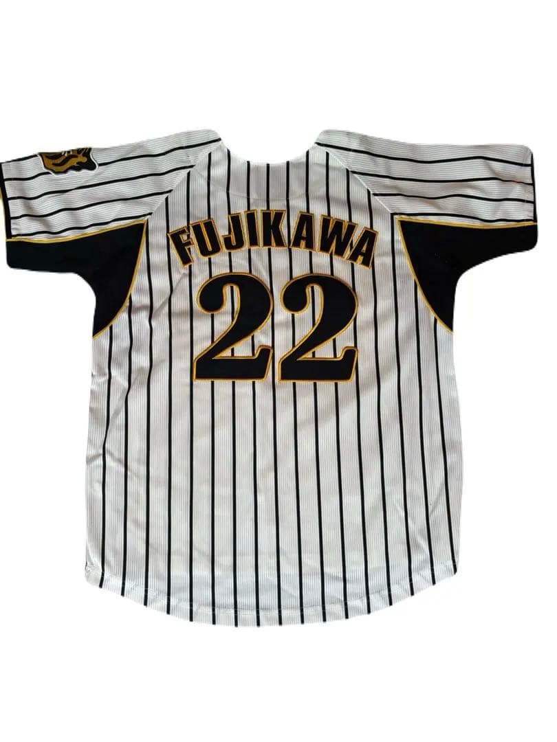 【当時物】阪神タイガース　藤川球児　ホーム　ユニフォーム 刺繍