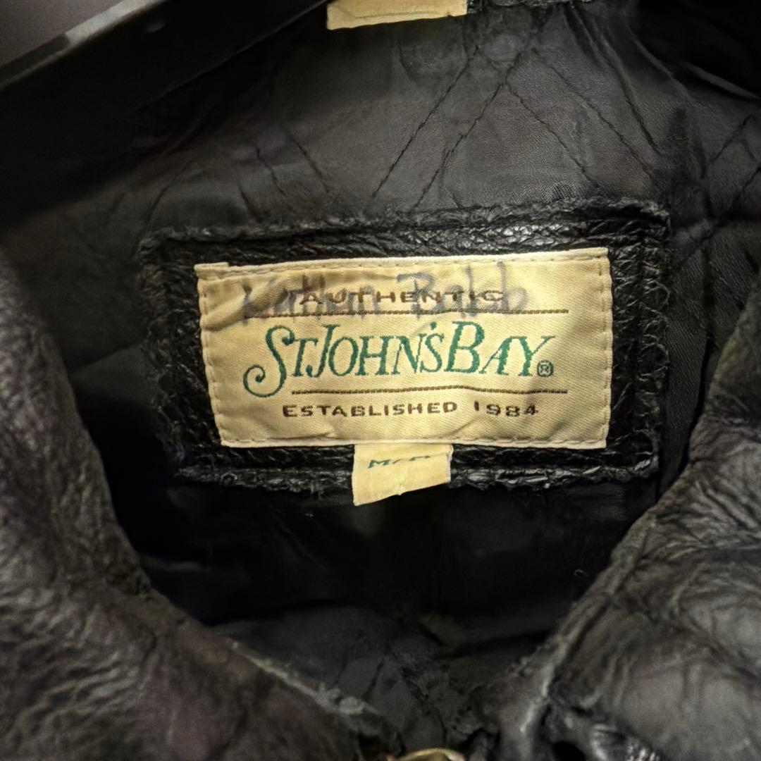St. John's Bay スイングトップ　レザージャケット 90s