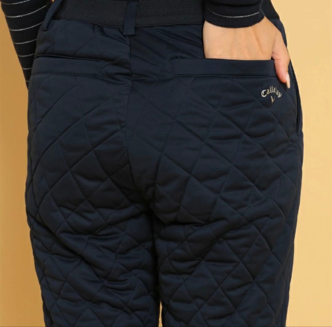 キャロウェイ ゴルフパンツ レディース 未使用タグ付L 中綿 防寒パンツ 裏起毛