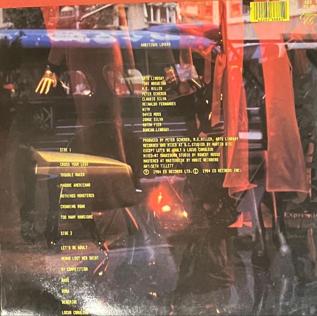 洋楽 Arto Lindsay / Ambitious Lovers - Envy