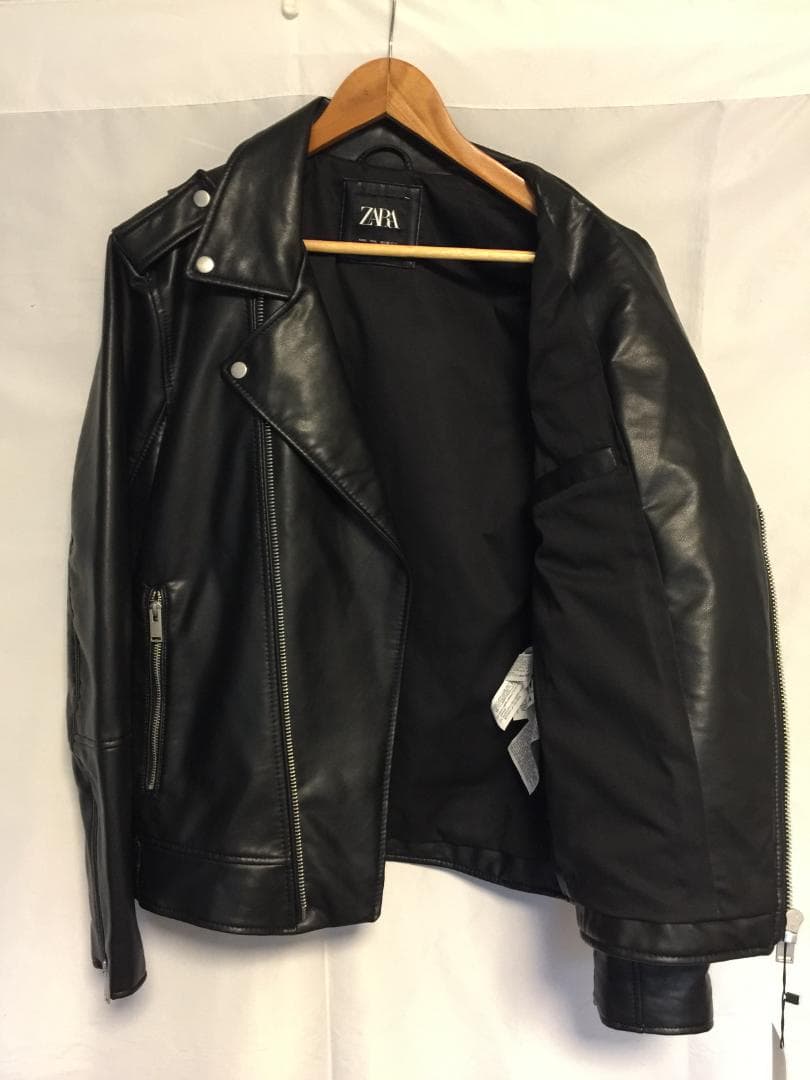 【新品同様】ZARA ザラ ダブル ライダース ジャケット