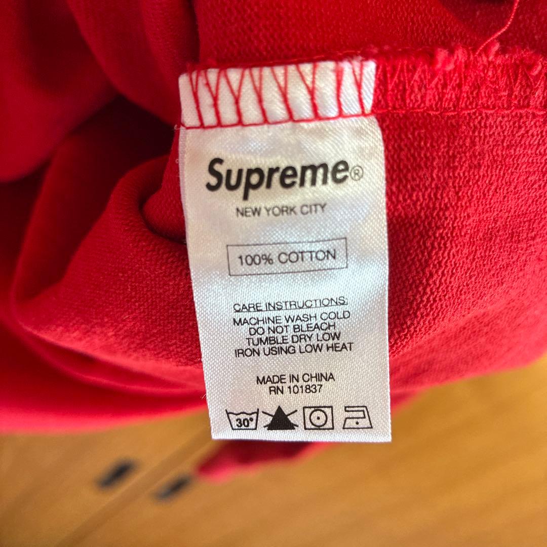 Supreme ポロシャツ M レッド　ラガーシャツ　ボックスロゴ