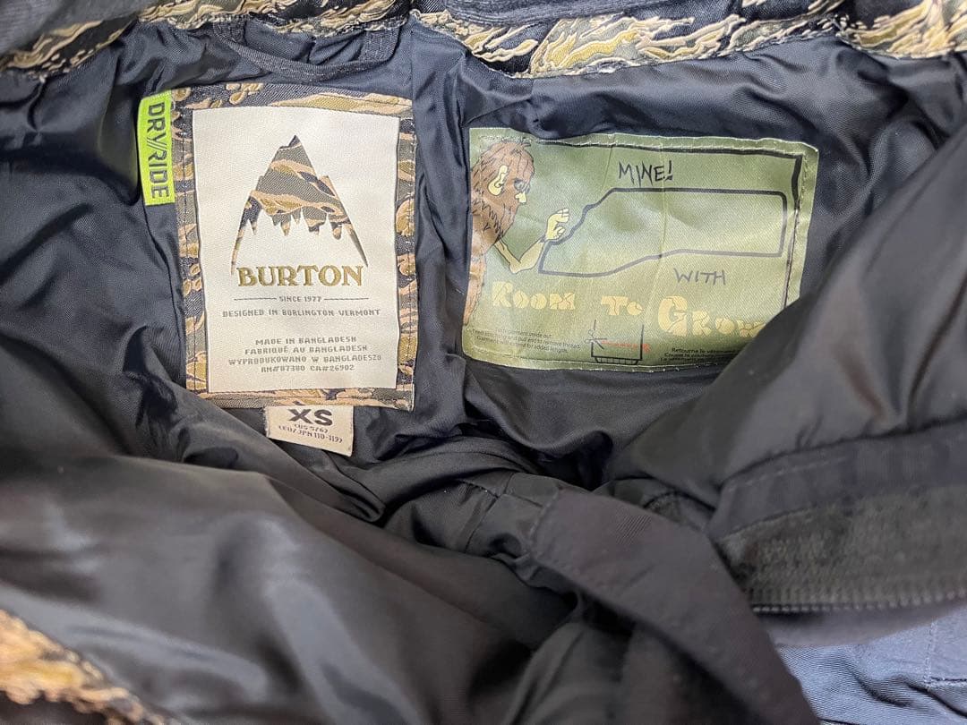 バートン　子供スノーウェア xs 上下セット