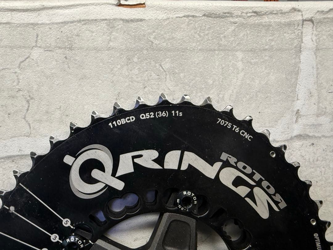 ROTOR Q-rings 3D 楕円　パワーメータークランク