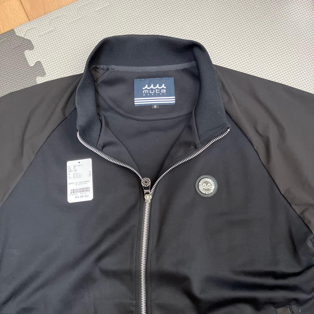 muta ブラック ジップアップジャケット