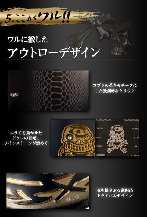 新登場! 三菱W飛匠 ドクロ輝く超高反発の飛び! ダイナゴルフ 悪童 プレミア