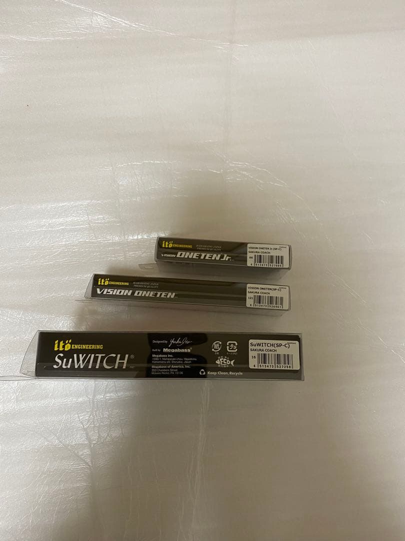 Megabass ワンテン& SuWITCH 3点セットサクラコーチsp-c